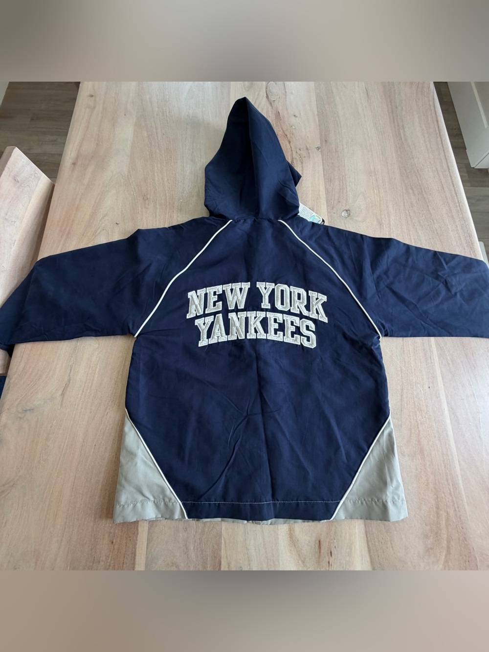 Vintage Deadstock Nike New York Yankees Kids Wind Breaker Jacket Size Small
